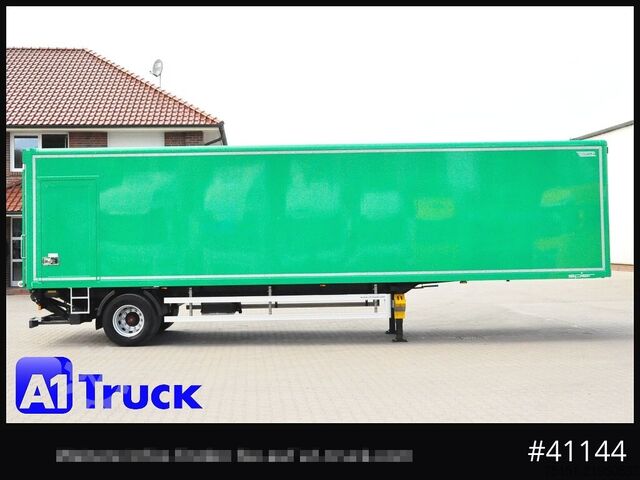 Box semitrailer SPIER SGL 110, City, 1 Achs, LBW 3 Tonnen, TÜV 04/2027