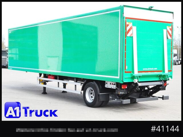 Box semitrailer SPIER SGL 110, City, 1 Achs, LBW 3 Tonnen, TÜV 04/2027