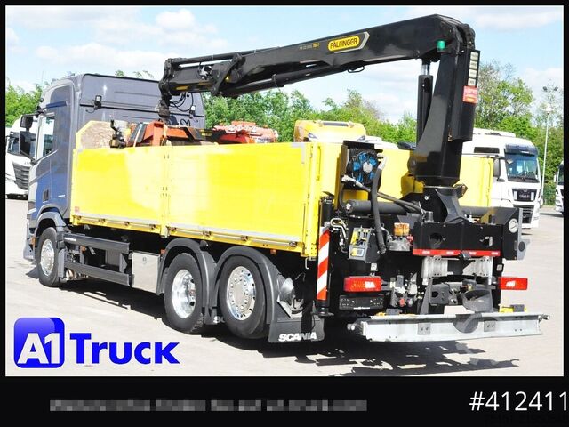Flatbed truck SCANIA R500, Palfinger PK 22001, Funk Navi Alu Leder Vollluft