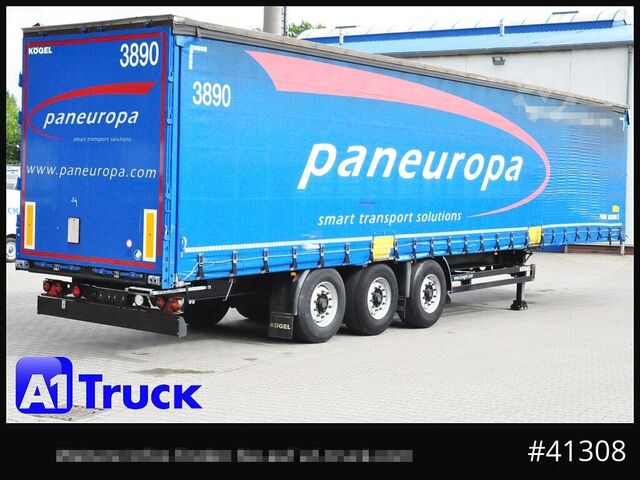 Open semitrailer with tarp KOEGEL S 24 Tautliner, Code XL, BPW,  1 Vorbesitzer, VDI 2700