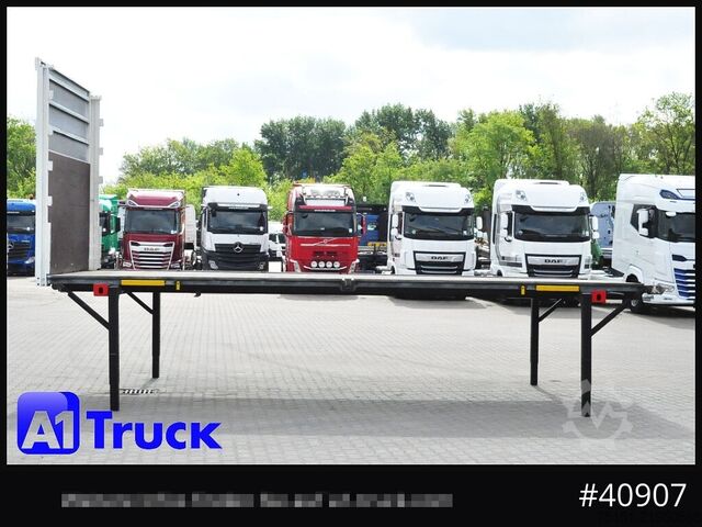Swap body trailer WECON WPR 745, verzinkt, Plattform, Plateau,