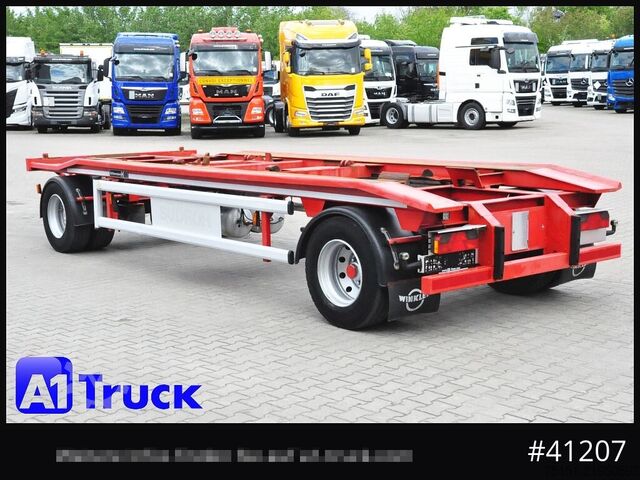 Roll off trailer HUEFFERMANN HAR 1870, luft,BPW 1 Hand