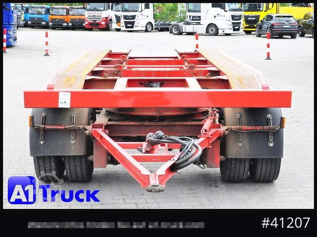 Roll off trailer HUEFFERMANN HAR 1870, luft,BPW 1 Hand