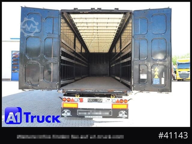 Open semitrailer with tarp KRONE SD, Tautliner, neue Plane, 1 Vorbesitzer, 239.970km