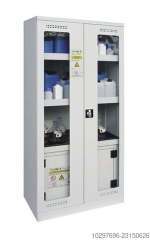 Chemical and hazardous material cabinet H1950xW950xD500mm - 1 unit  