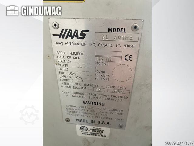 Horizontal-Drehmaschine HAAS ST-30