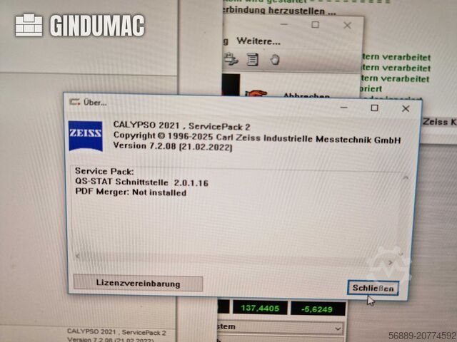 Koordinatenmessmaschine (CMM) ZEISS Contura 10/12/6