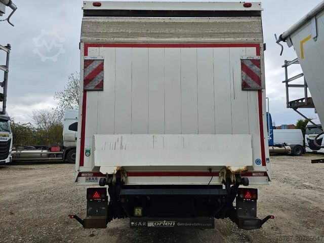 Beverage truck SCANIA P400 mit Orten Schwenkwand und Orten Schwenkwand