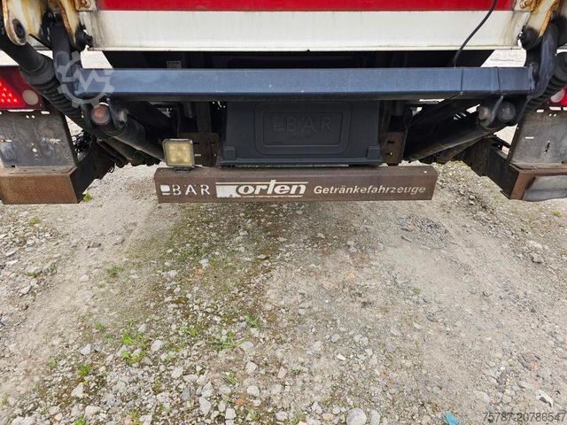 Beverage truck SCANIA P400 mit Orten Schwenkwand und Orten Schwenkwand