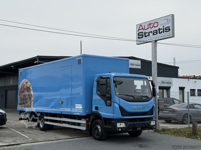 Box truck IVECO EC ML120E21/P CNG Erdgas Klima 7,2m Koff LBW+Tür