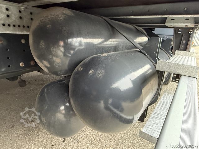 Box truck IVECO EC ML120E21/P CNG Erdgas Klima 7,2m Koff LBW+Tür