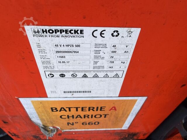 Electric 3-wheel forklift Linde E16C-02