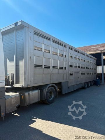 Livestock semitrailer KA-BA Ka-Ba 4.Stock Aggregat Hubdach Tränke Liftachse