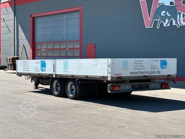 Flatbed truck MERCEDES-BENZ Actros 2551 6x2 LL/PALFINGER+ Ackermann AH/ Glas
