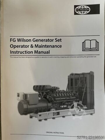 FG Wilson P2500-3 - 2500 kVA Genset - DPX-16035-O FG Wilson P2500-3 - 2500 kVA Genset - DPX-16035-O