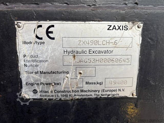 Raupenbagger Hitachi ZX 490 LC H-6