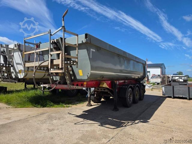 Tipper semitrailer SCHMITZ CARGOBULL ca. 26 cbm Hlabrund Hinterkipper, Lift