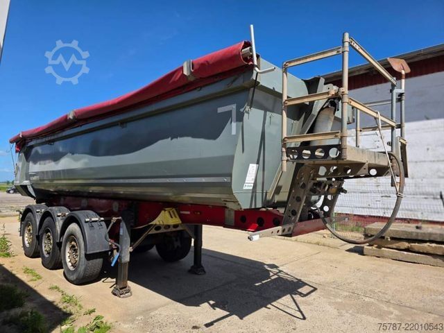 Tipper semitrailer SCHMITZ CARGOBULL ca. 26 cbm Hlabrund Hinterkipper, Lift