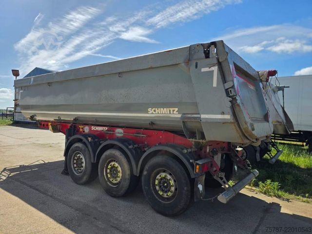 Tipper semitrailer SCHMITZ CARGOBULL ca. 26 cbm Hlabrund Hinterkipper, Lift