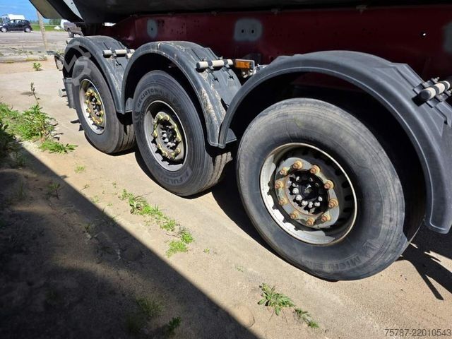 Tipper semitrailer SCHMITZ CARGOBULL ca. 26 cbm Hlabrund Hinterkipper, Lift