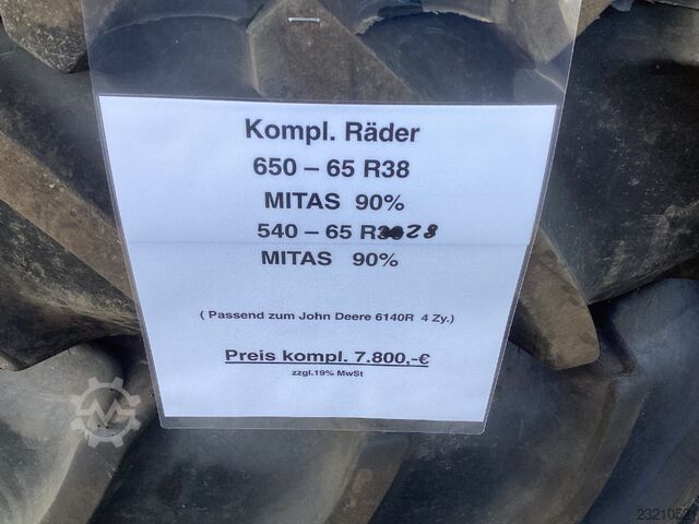 Mitas 650/65 R38 + 540/65R28 Mitas 650/65 R38 + 540/65R28
