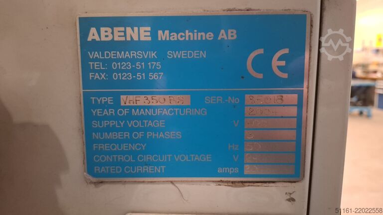 Vertical machining center EMCO Abene VHF-350 BS