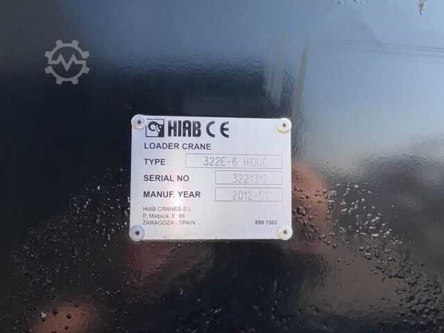 Crane Volvo FM 460 + HIAB 322E-6 HI DUO + REMOTE + EURO 5