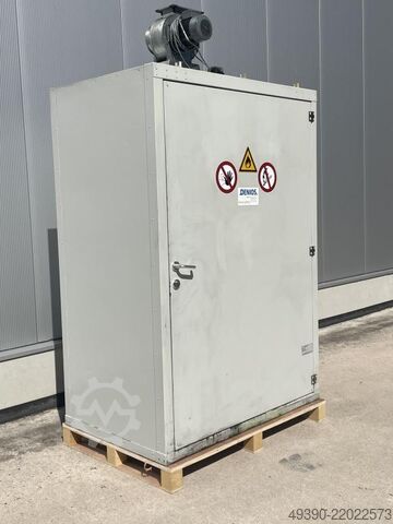 Safety hazardous materials cabinet, fire protection cabinet, drum box DENIOS FWF 90.2