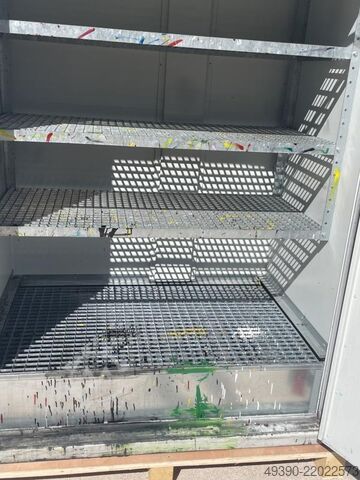 Safety hazardous materials cabinet, fire protection cabinet, drum box DENIOS FWF 90.2