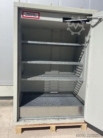 Safety hazardous material cabinet, fire protection cabinet, drum box DENIOS FWF 90.2