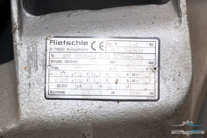 Pressure and Vacuum Pump Rietschle SKP 35826-02 (03)