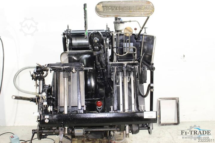 Buchdrucktiegel - Stanztiegel / Letter Press Tiegel - DIE Cutter Heidelberg OHT