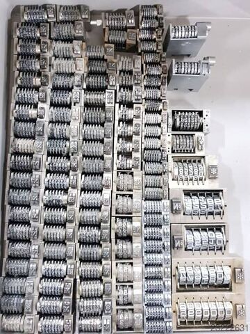 Nummerierwerke Buchdruck / Numbering Units Letter Press Leibinger NW