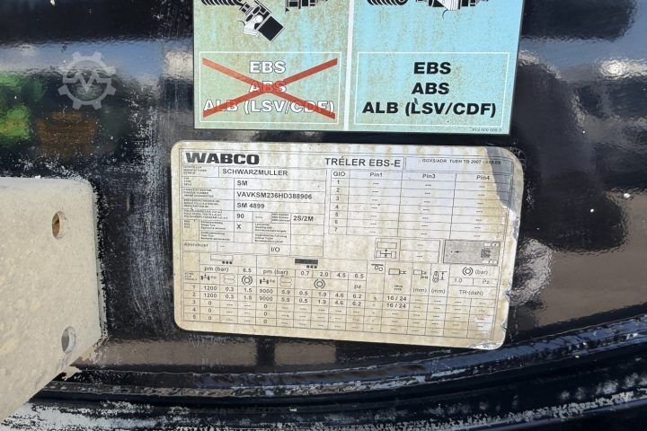 Tipper semitrailer Schwarzmüller SM Kipper / Swiss-Vehicle