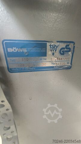Continuous forms cutter and separator Böwe 310