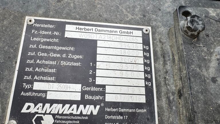 Dammann DT 2500H S4 7000l + 36m Dammann DT 2500H S4 7000l + 36m