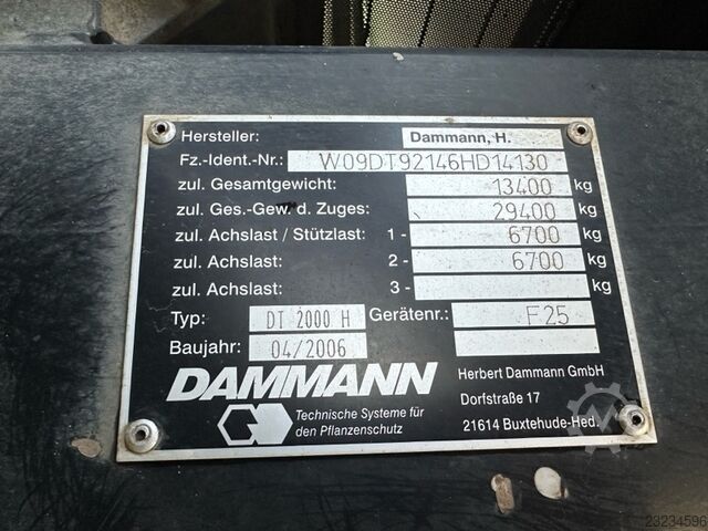 Dammann DT 2000 H einsatzbereit Dammann DT 2000 H einsatzbereit