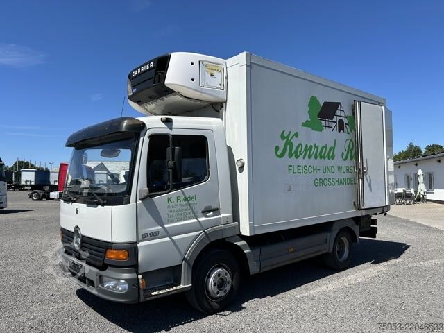 Refrigerator body van Mercedes Benz 818 Atego TK Koffer Carrier Supra