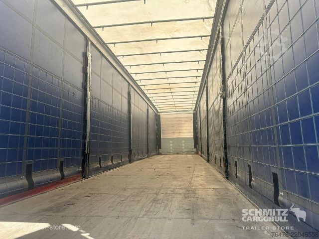Open semitrailer with tarp Schmitz Cargobull Curtainsider Mega