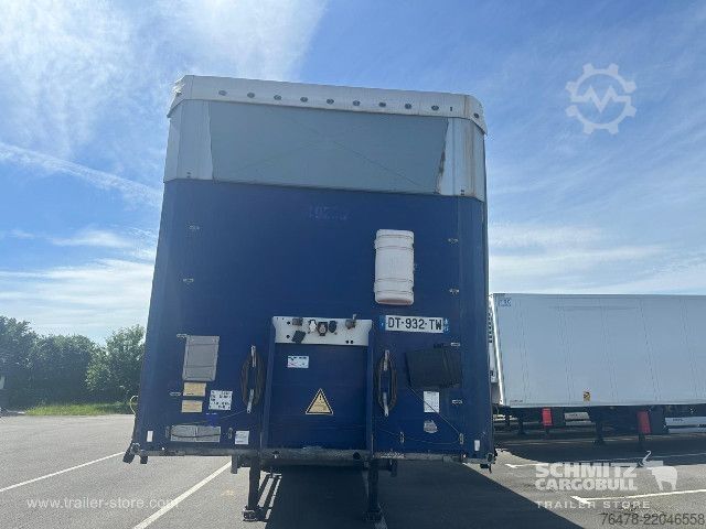 Open semitrailer with tarp Schmitz Cargobull Curtainsider Mega