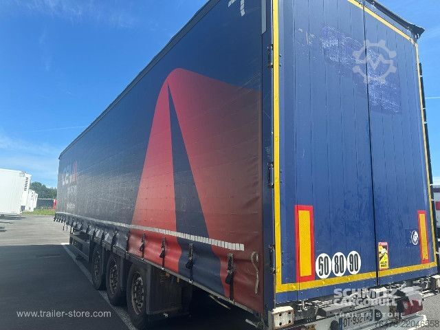 Open semitrailer with tarp Schmitz Cargobull Curtainsider Mega