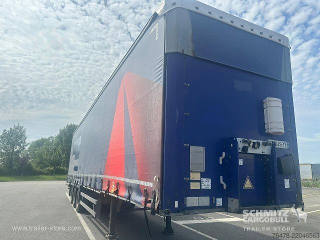Open semitrailer with tarp Schmitz Cargobull Curtainsider Mega