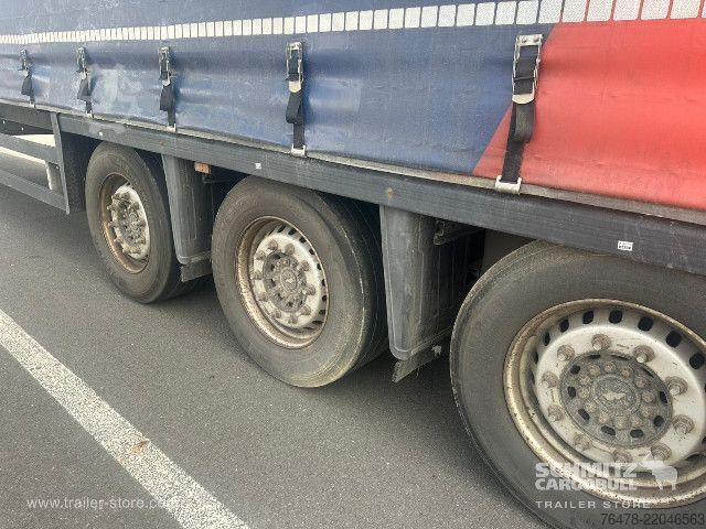 Open semitrailer with tarp Schmitz Cargobull Curtainsider Mega