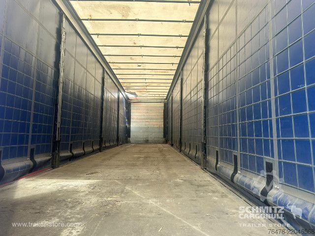 Open semitrailer with tarp Schmitz Cargobull Curtainsider Mega
