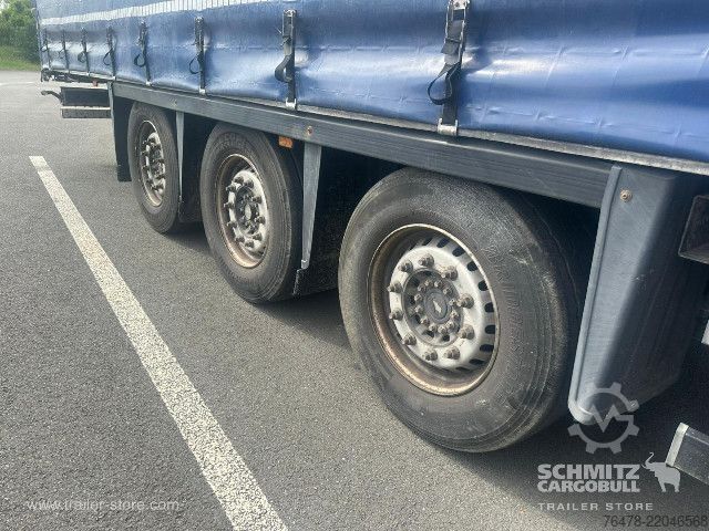 Open semitrailer with tarp Schmitz Cargobull Curtainsider Mega