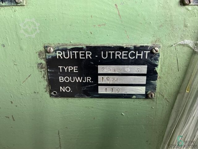 Folding machines Ruiter 2500x3mm 1974 Ruiter 2500x3mm 2500x3