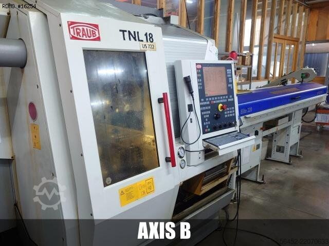 Swiss-type cnc lathe TRAUB TNL 18-7B