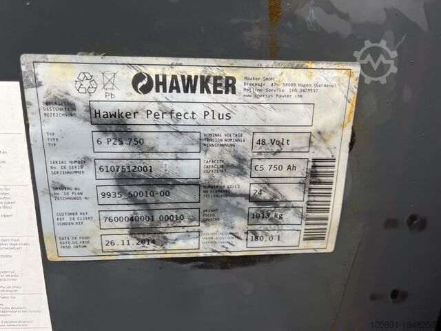 Electric 3-wheel forklift Linde E16-02