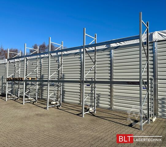 Pallet rack 11,2 lfm Palettenregale für Außenbereich H: 4,5m , 3000 kg Fachlast , FVZ