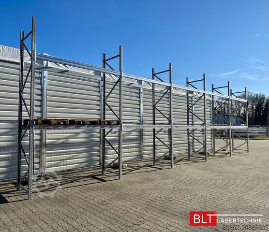 Pallet rack 14,0 lfm Palettenregale für Außenbereich H: 4,5m , 3000 kg Fachlast , FVZ